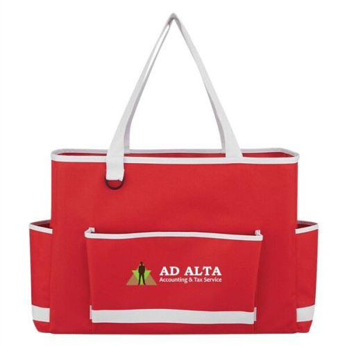 Tri-Pocket Tote Bag