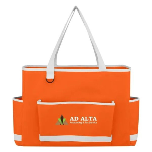 Tri-Pocket Tote Bag