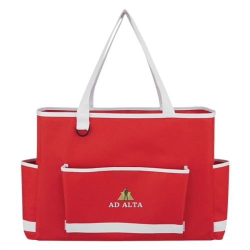Tri-Pocket Tote Bag