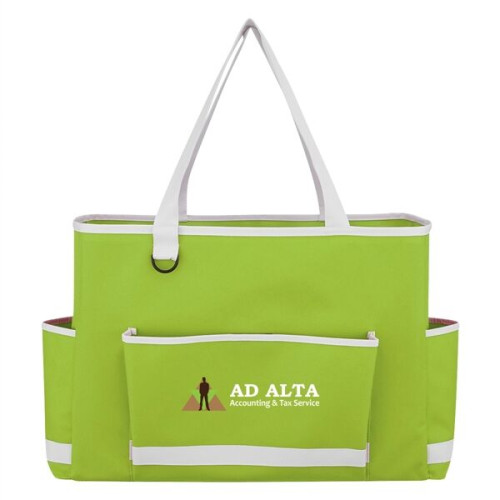 Tri-Pocket Tote Bag