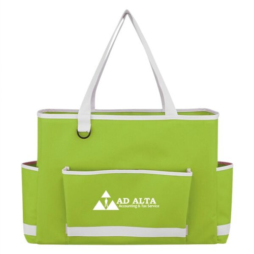 Tri-Pocket Tote Bag
