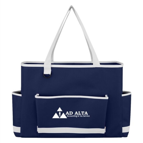 Tri-Pocket Tote Bag