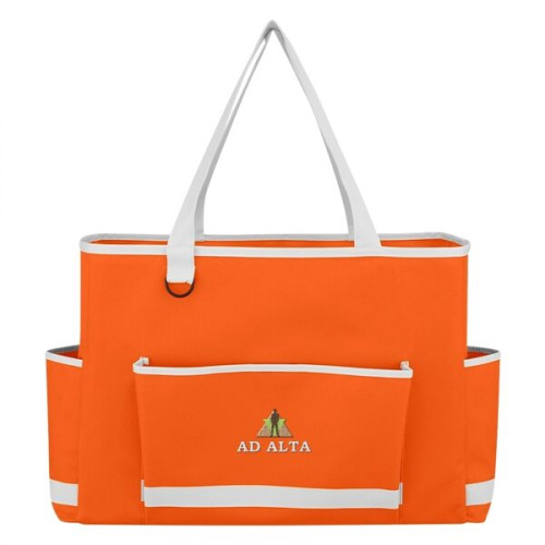 Tri-Pocket Tote Bag