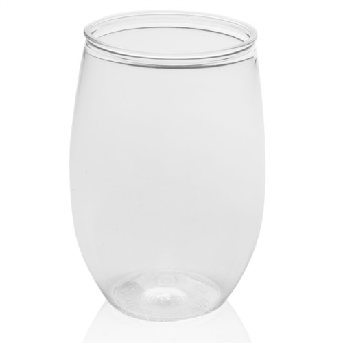 16 oz. Plastic Stemless Wine Glasses