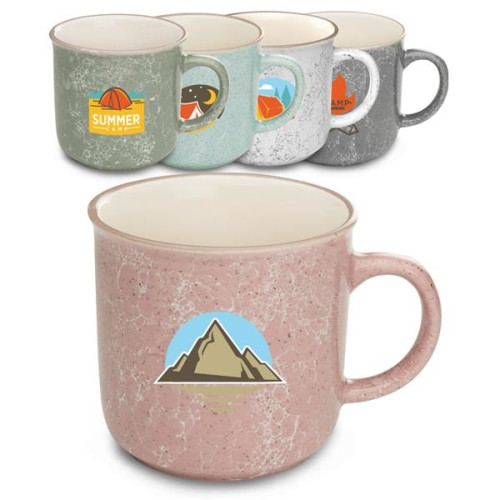 13 oz. Marble Campfire Coffee Mugs