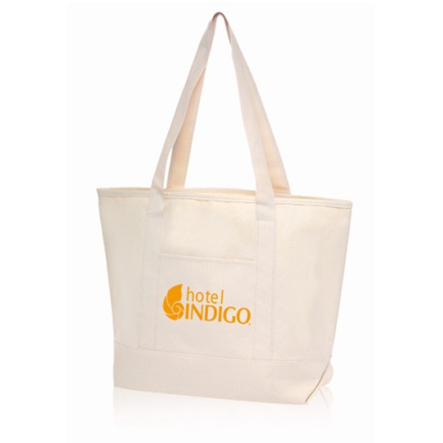 Front Pocket Canvas Tote Bag