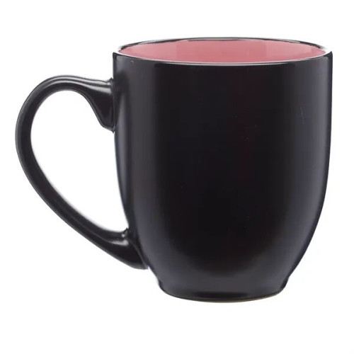 16 oz. Bistro Two-Tone Ceramic Custom Mugs
