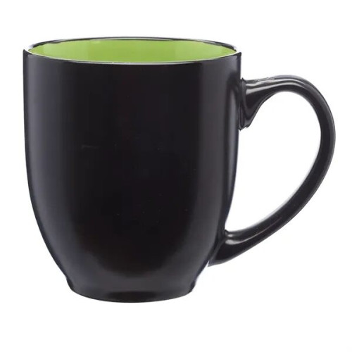 16 oz. Bistro Two-Tone Ceramic Custom Mugs