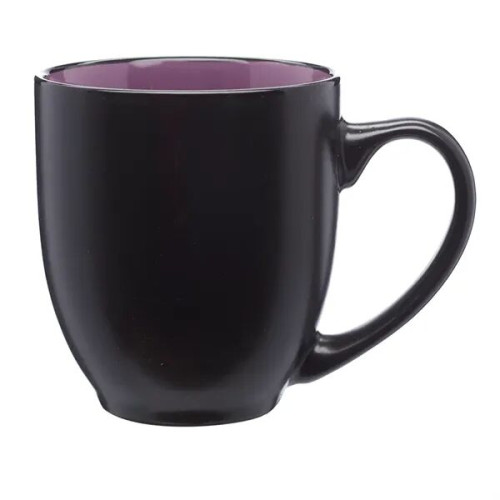 16 oz. Bistro Two-Tone Ceramic Custom Mugs