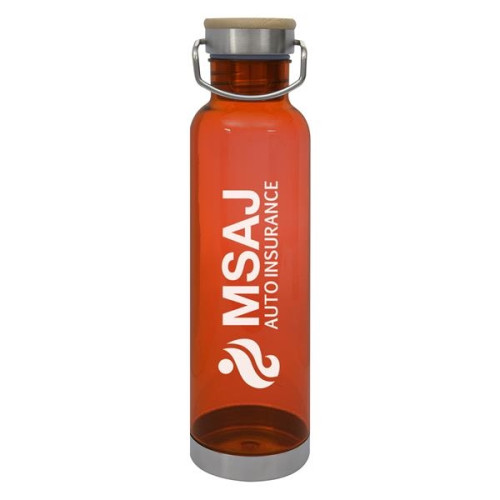 27 OZ. TRITAN™ CULVER BOTTLE WITH BAMBOO LID
