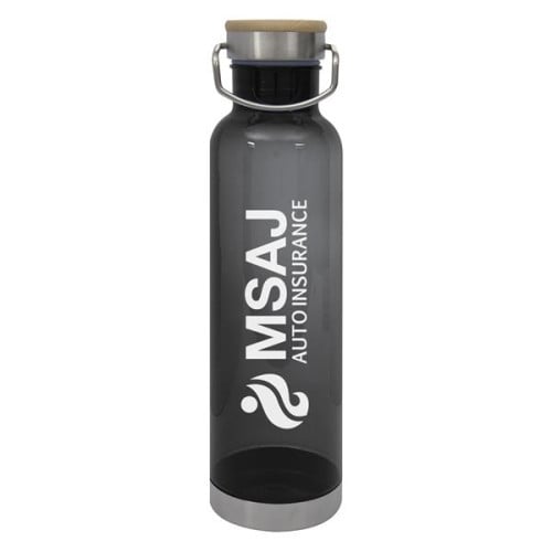 27 OZ. TRITAN™ CULVER BOTTLE WITH BAMBOO LID