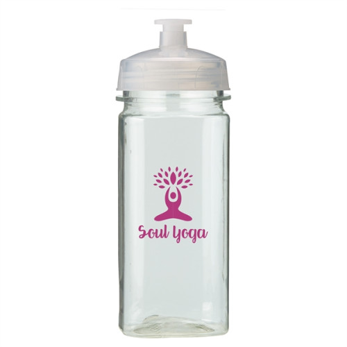 BPA Free 16 oz. PolySure Squared-Up Sports Water Bottle