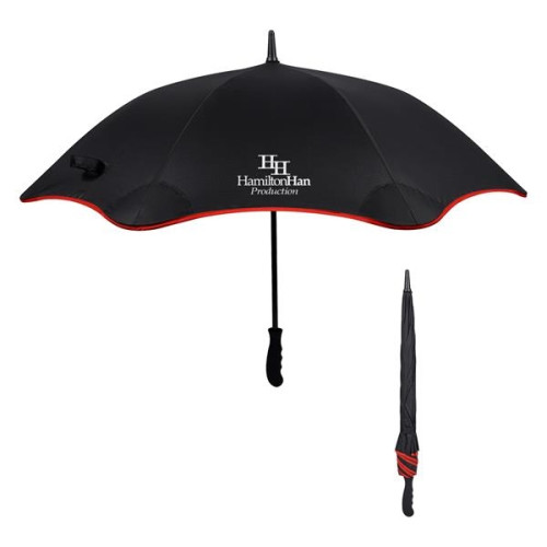 46" ARC SCALLOPED EDGE UMBRELLA