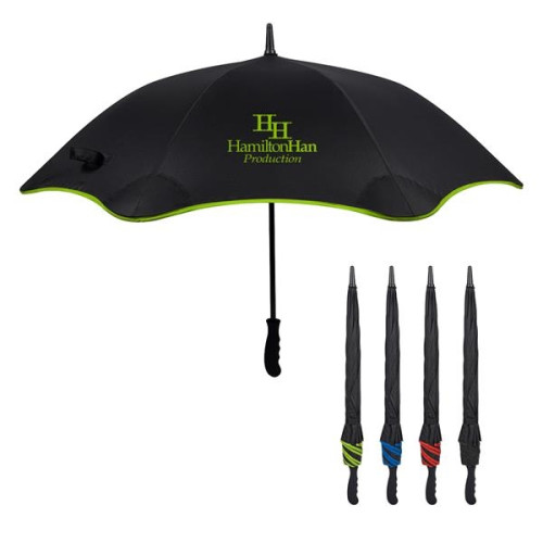 46" ARC SCALLOPED EDGE UMBRELLA