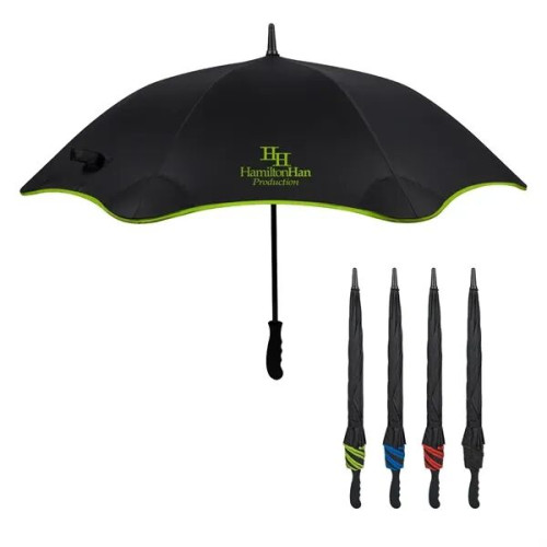 46" ARC SCALLOPED EDGE UMBRELLA