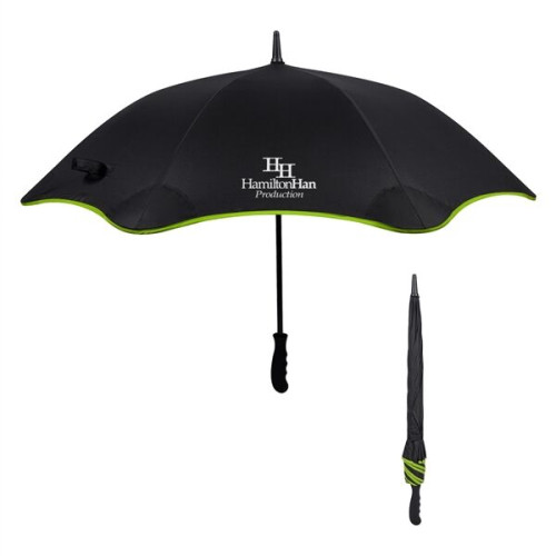 46" ARC SCALLOPED EDGE UMBRELLA