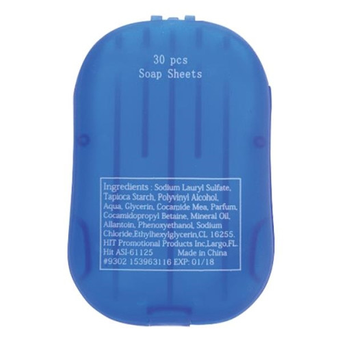 Hand Soap Sheets In Compact Travel Case