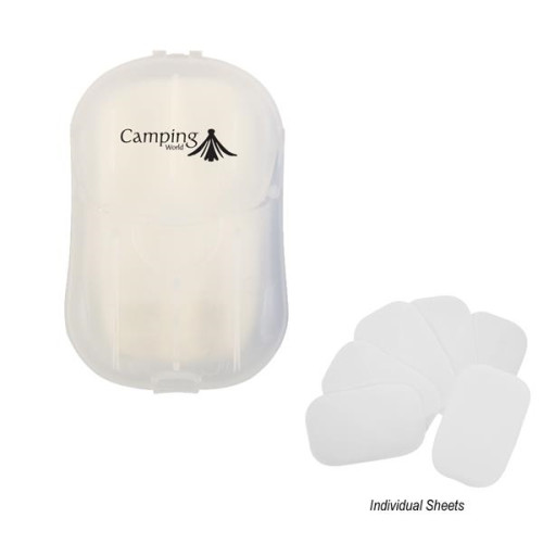 Hand Soap Sheets In Compact Travel Case
