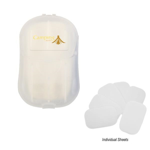 Hand Soap Sheets In Compact Travel Case
