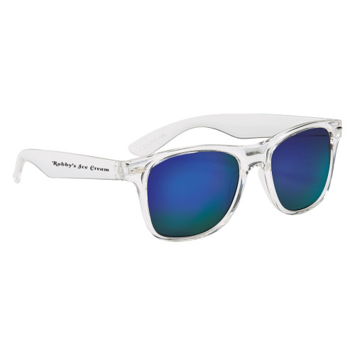 Crystalline Mirrored Malibu Sunglasses