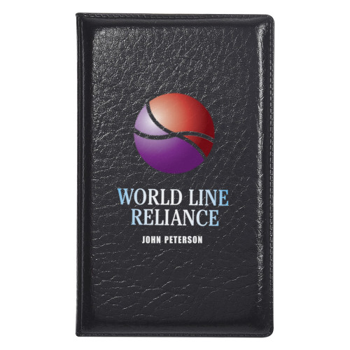 Leather Look Padfolio With Sticky Notes & Flags