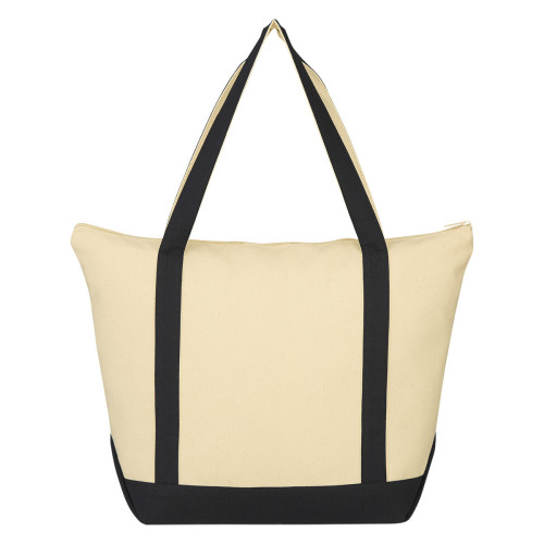 Folksy 12 Oz. Cotton Tote Bag
