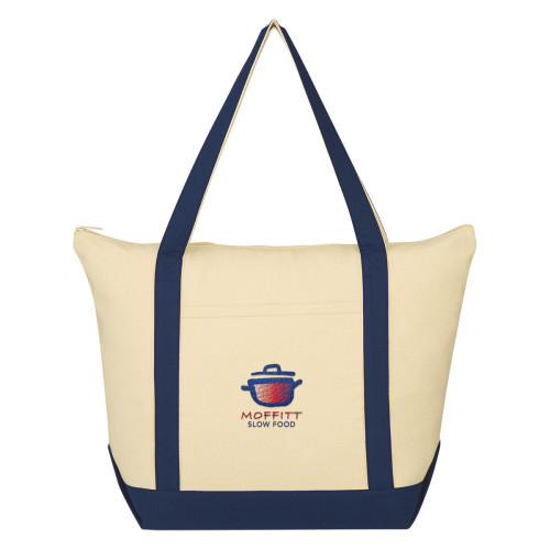 Folksy 12 Oz. Cotton Tote Bag