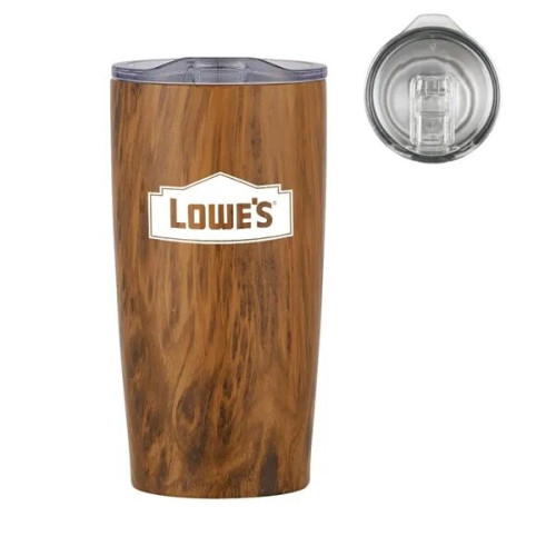 20 Oz. Woodtone Himalayan Tumbler With Stuffer And Custom...