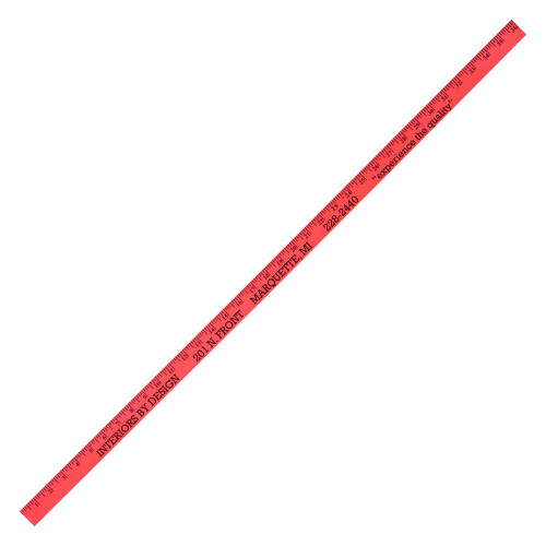 Fluorescent Colorful Enameled Yardstick