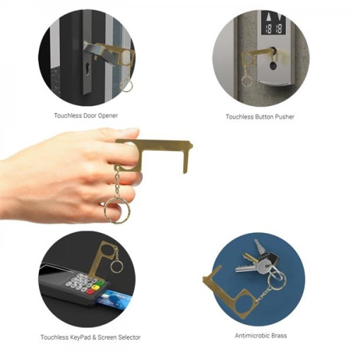 Brass Door Opener Touch Tool