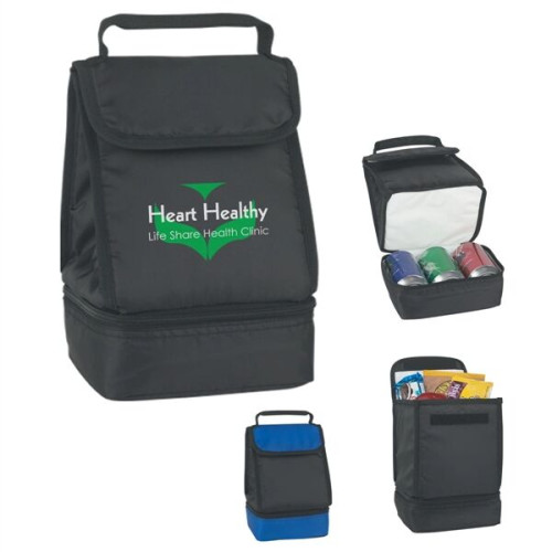 Dual Compartment Lunch Bag