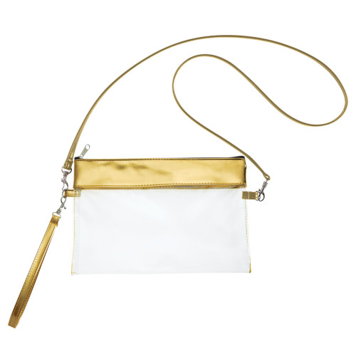 Game Day Clear Wristlet Pouch
