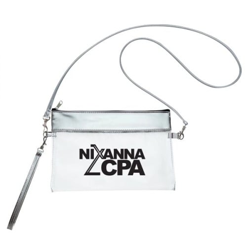 Game Day Clear Wristlet Pouch