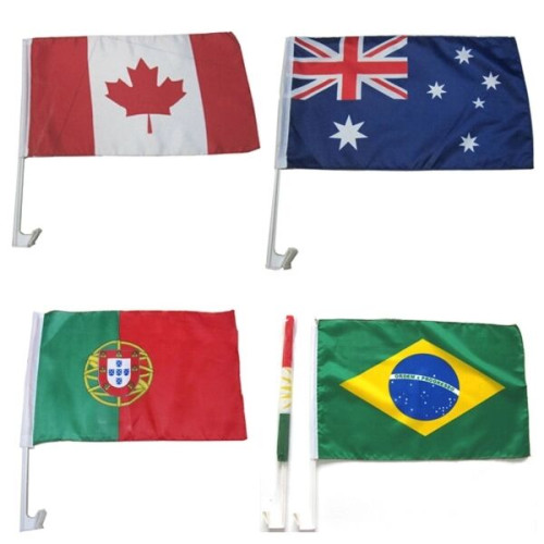 Polyester Knitting Car Flag