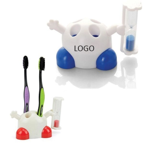 Brush Stand with Sand Timer