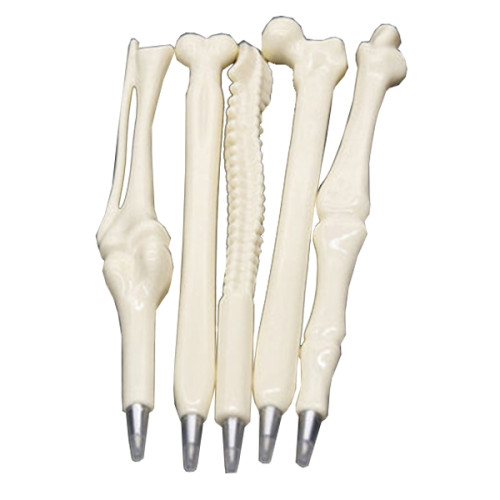 5X Bone Shaped Ballpoint Pens