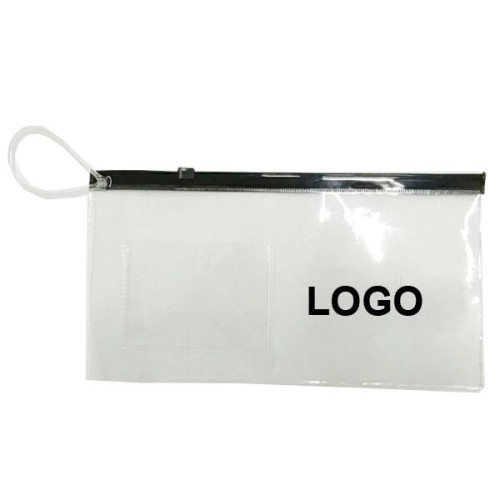 PVC Zipper Pouch With Card Holder