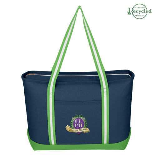 Large Cotton Canvas Admiral Tote Bag
