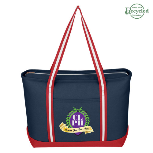 Large Cotton Canvas Admiral Tote Bag