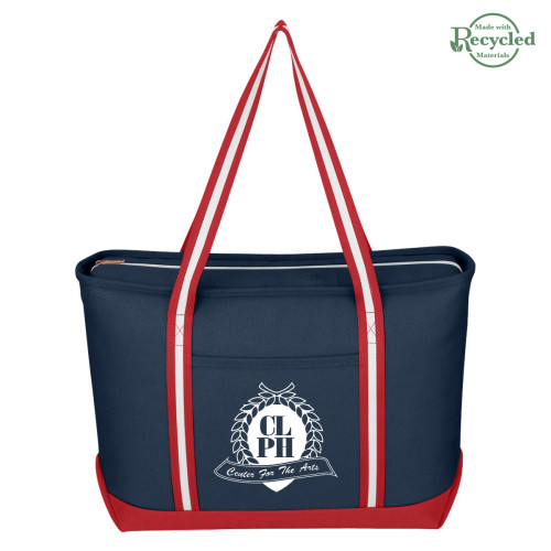 Large Cotton Canvas Admiral Tote Bag