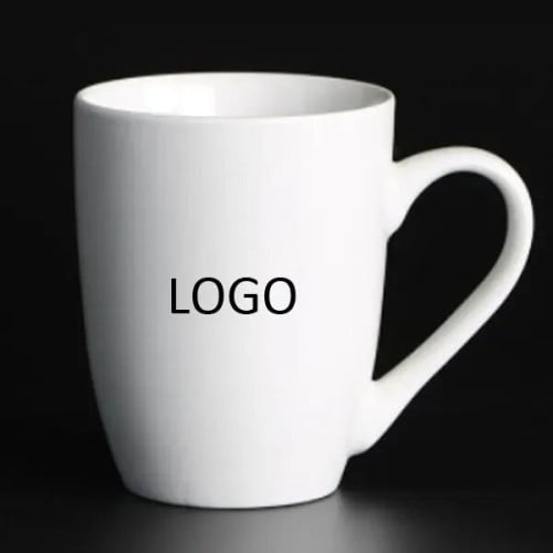 11 oz Bistro Style White Mug