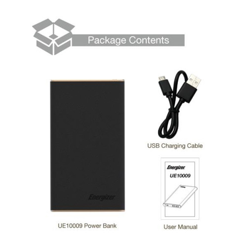 Energizer 10000 mAh Leatherette Power Bank