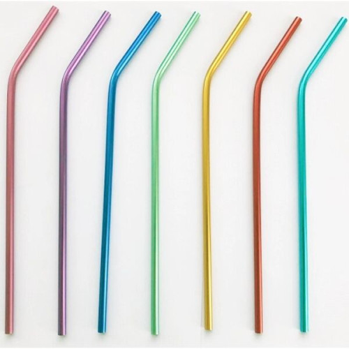 Colorful Aluminum Straw