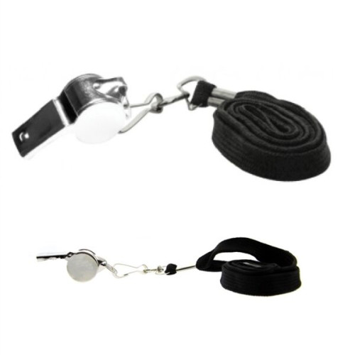 Metal Whistle With Lanyard