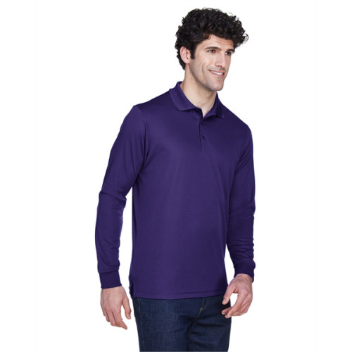 Men's Pinnacle Performance Long-Sleeve Pique Polo