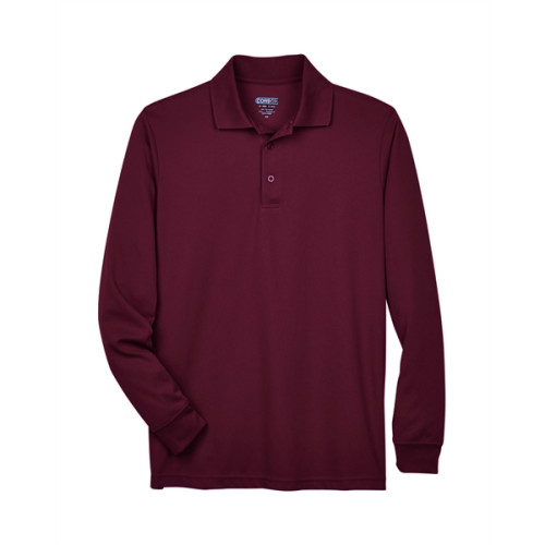 Men's Pinnacle Performance Long-Sleeve Pique Polo