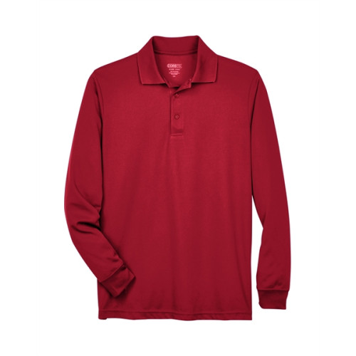 Men's Pinnacle Performance Long-Sleeve Pique Polo
