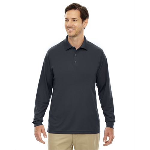 Men's Pinnacle Performance Long-Sleeve Pique Polo