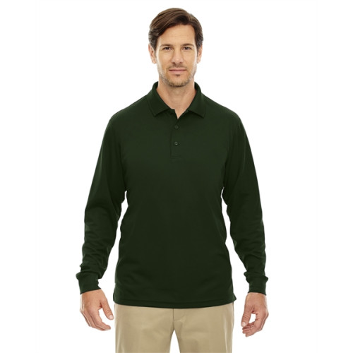 Men's Pinnacle Performance Long-Sleeve Pique Polo