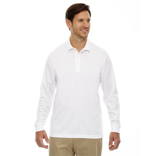 Men's Pinnacle Performance Long-Sleeve Pique Polo